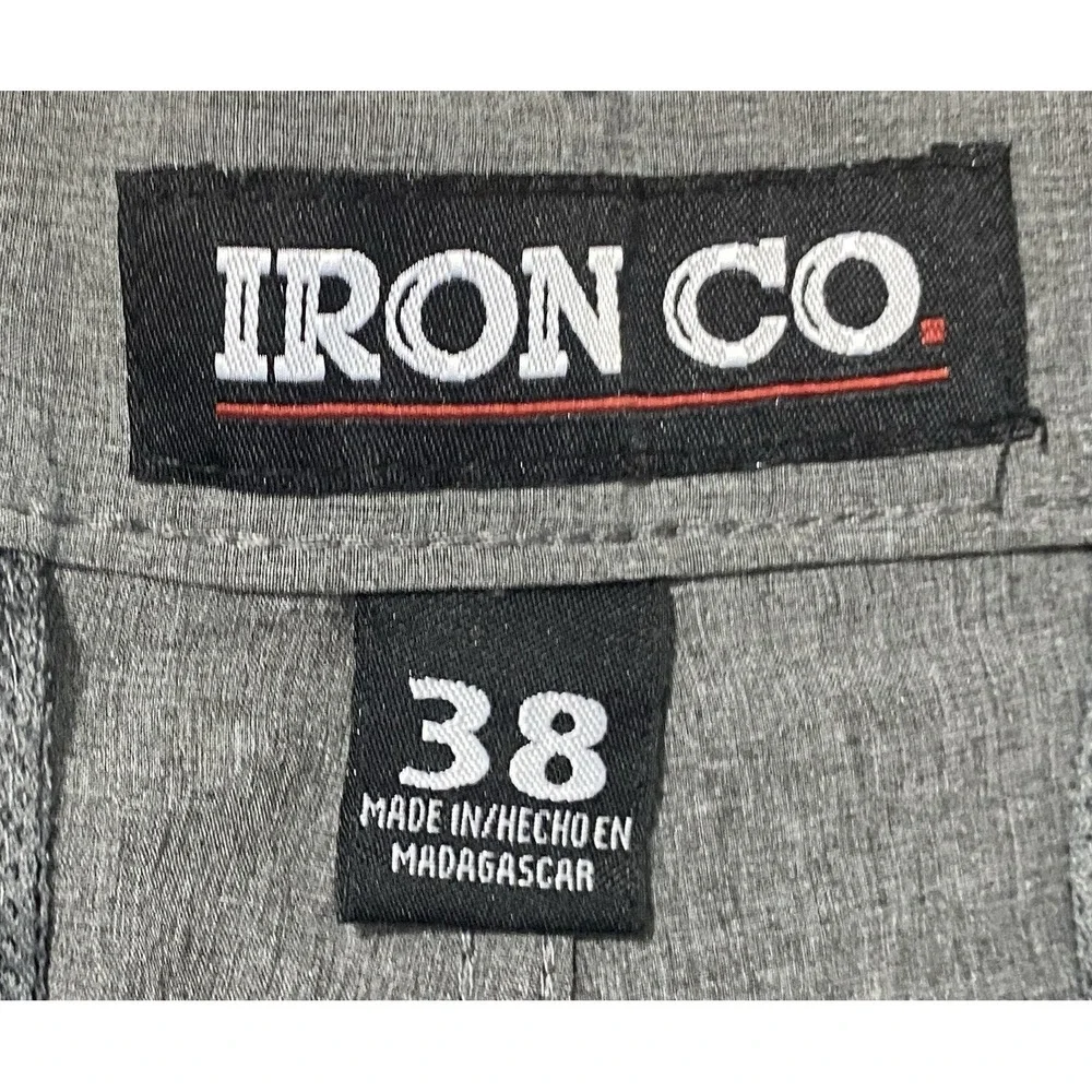 Men's Lighweight Performance Cargo Shorts Gray Preppy Golf Resort Wear Size‎ 38